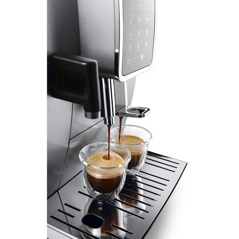 De'Longhi Dinamica with LatteCrema Super Automatic Espresso Machine in Silver ECAM35075SI