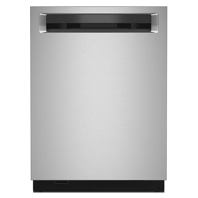 KitchenAid FREEFLEX With Third Rack Top Control 24-in Built-In Dishwasher Third Rack Stainless Steel with Printshield Finish , 44-dBA - KDPM604KPS