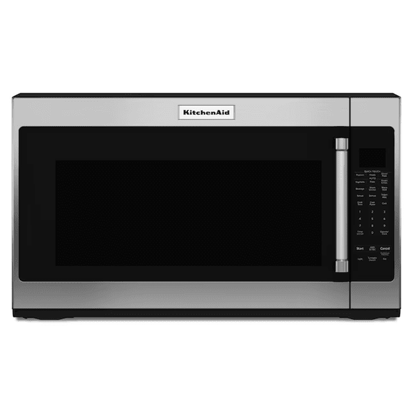 KitchenAid 2-cu ft 1000-Watt Over-the-Range Microwave with Sensor Cooking -KMHS120KPS