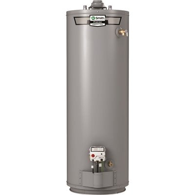 A.O Smith 40-Gallon Tall Natural Gas Water Heater 18" Diameter - GCB-40 SIDE T&P VALVE