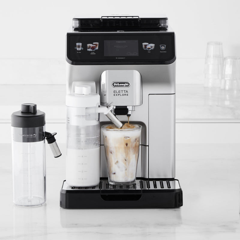 De'Longhi Eletta Explore Fully Automatic Espresso Machine with Cold Brew ECAM45086S