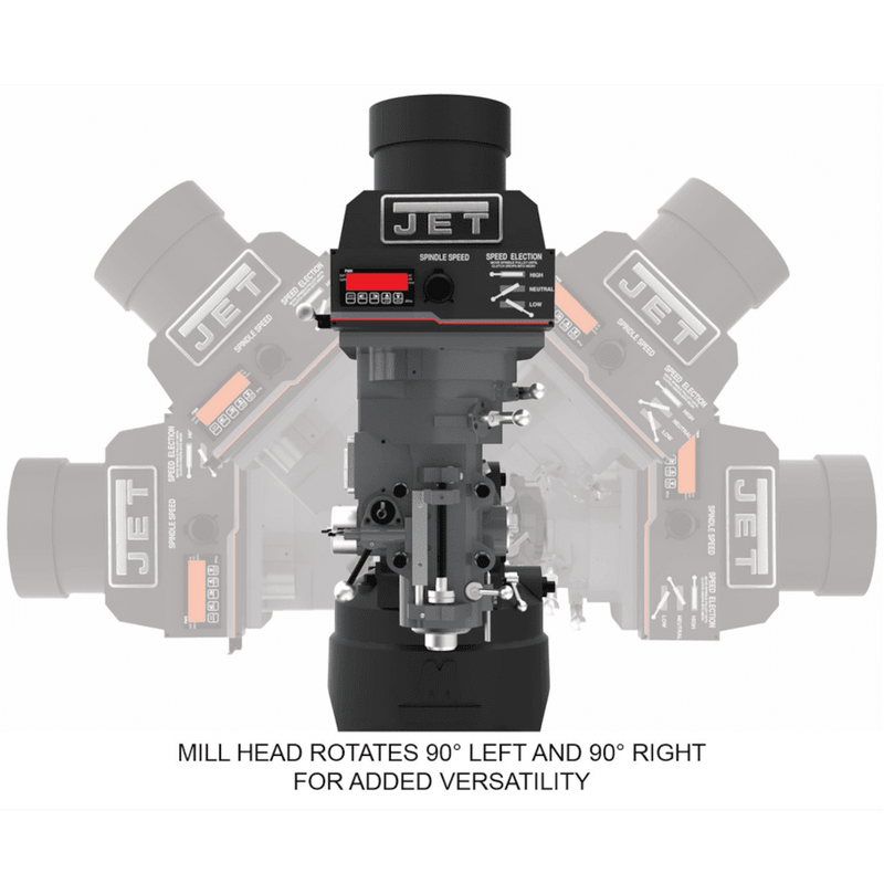 JET Elite ETM-949 Mill with X, Y-Axis JET Powerfeeds - JT9-894113