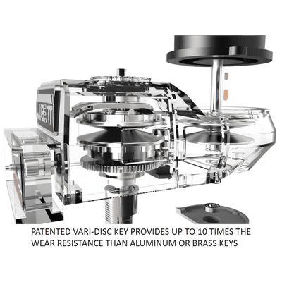 JET Elite ETM-949 Mill with 2-Axis ACU-RITE 303 DRO and X, Y-Axis JET Powerfeeds and USA Made Air Draw Bar - JT9-894132