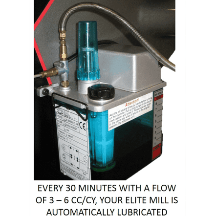 JET Elite ETM-949 Mill with 3-Axis ACU-RITE 303 Quill DRO and X-Axis JET Powerfeed and USA Made Air Draw Bar - JT9-894148