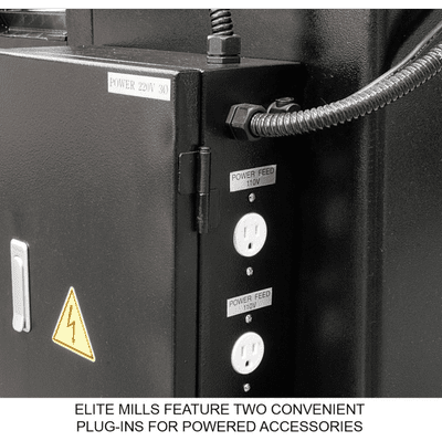 JET Elite ETM-949 Mill with 3-Axis Newall DP700 Quill DRO and X, Y-Axis JET Powerfeeds - JT9-894164