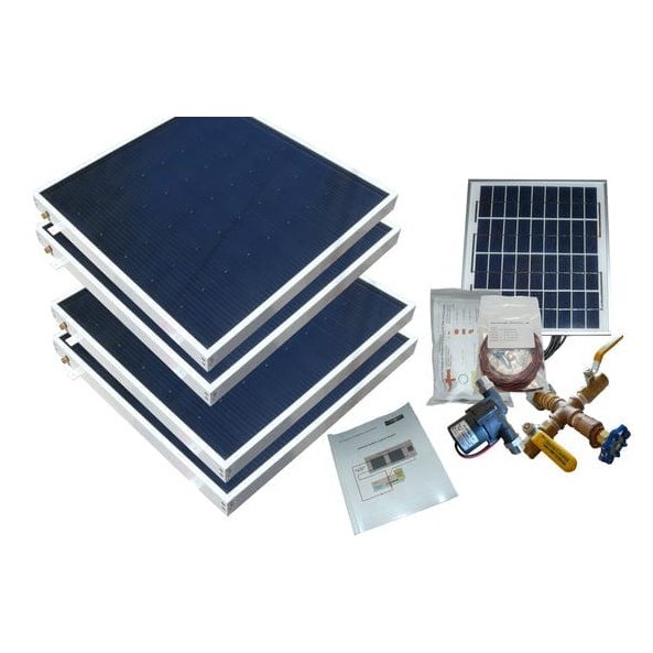 Heliatos Beach Solar Water Heater Kit - Backyard Provider