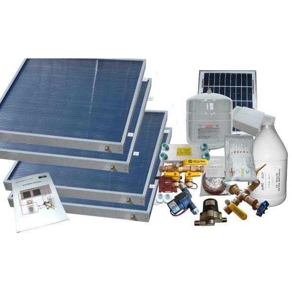 Heliatos Freeze Protected Solar Water Heater Kit - Backyard Provider