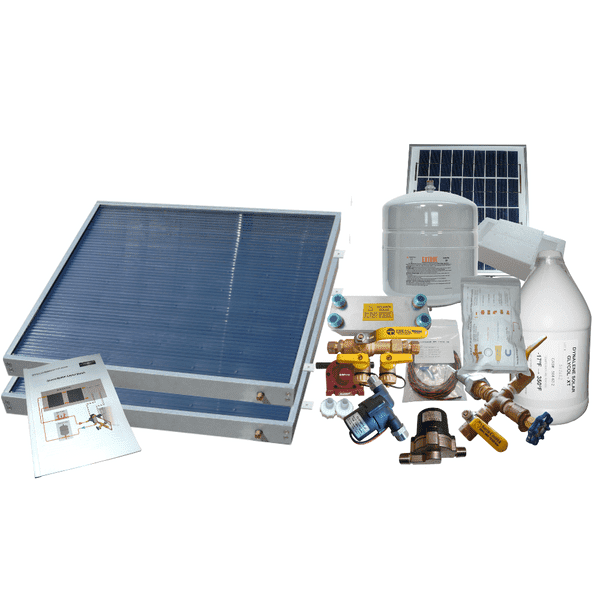 Heliatos Freeze Protected Solar Water Heater Kit - Backyard Provider