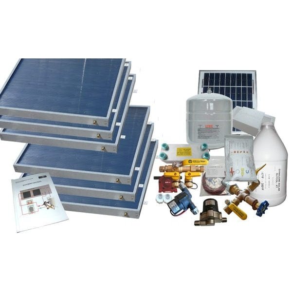 Heliatos Freeze Protected Solar Water Heater Kit - Backyard Provider