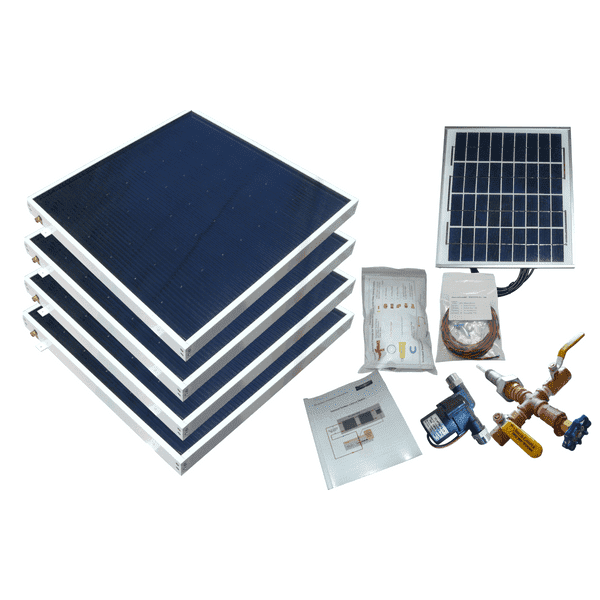 Heliatos Beach Solar Water Heater Kit - Backyard Provider