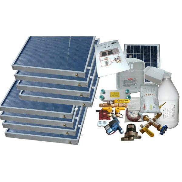 Heliatos Freeze Protected Solar Water Heater Kit - Backyard Provider