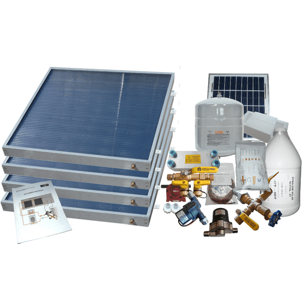 Heliatos Freeze Protected Solar Water Heater Kit - Backyard Provider