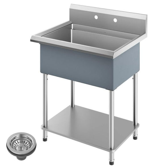 Kraus 32" Free Standing Stainless Steel Utility Sink - KWS100-32