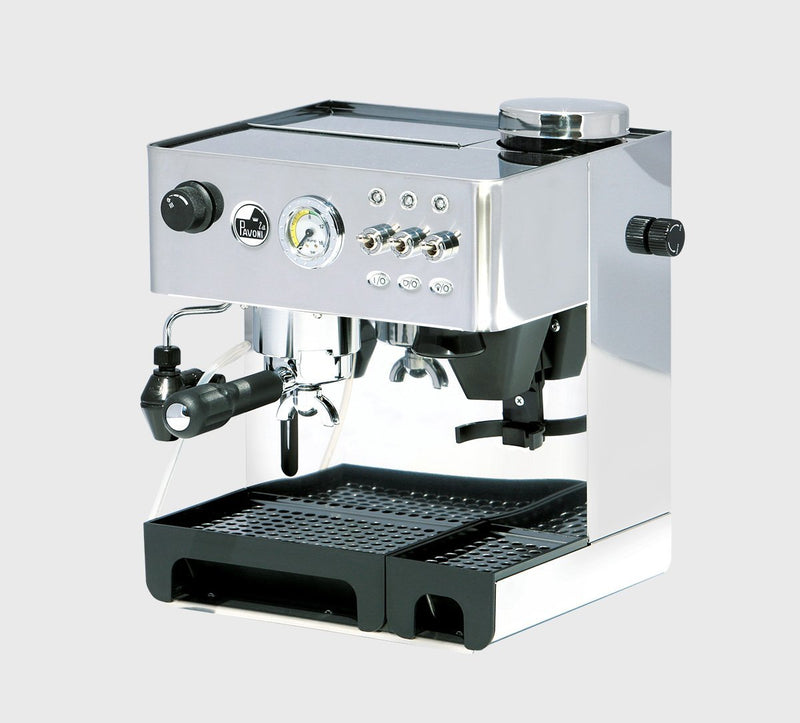 La Pavoni "Domus Bar" Espresso and Cappuccino Machine With Built-In Grinder (DMB)