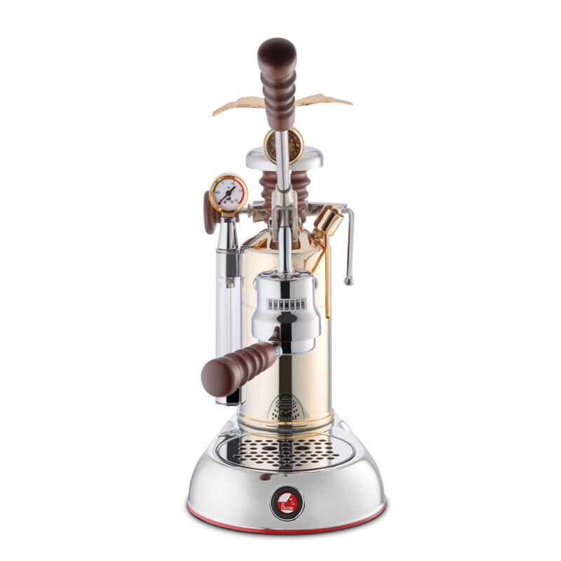 La Pavoni Esperto Competente Brass and Chrome Espresso Machine (ESPCO-16)