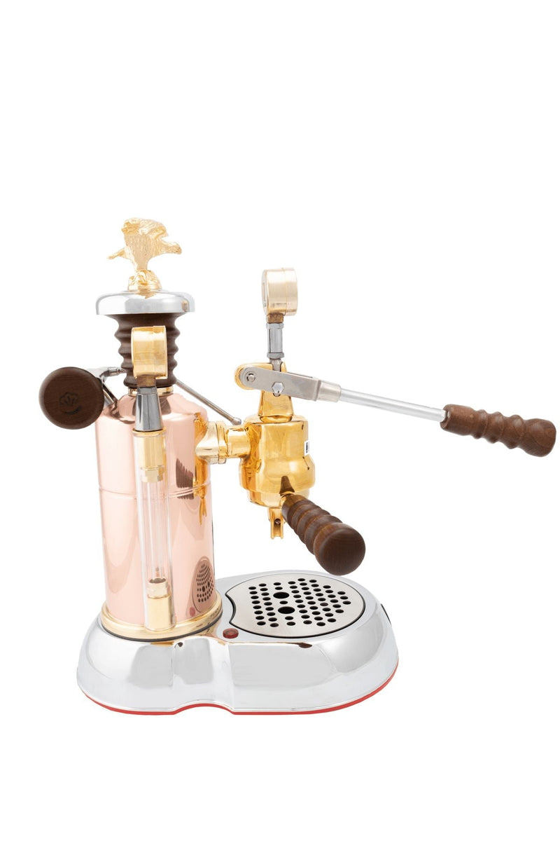 La Pavoni Esperto Edotto Copper and Chrome Espresso Machine (ESPED-16)