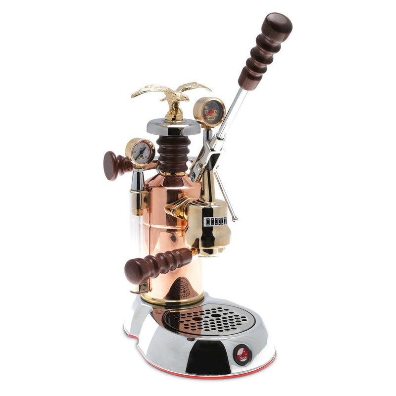 La Pavoni Esperto Edotto Copper and Chrome Espresso Machine (ESPED-16)