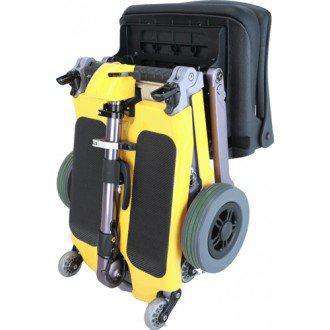 Luggie Standard Folding Travel Scooter Yellow Open Box - FR168-4IT