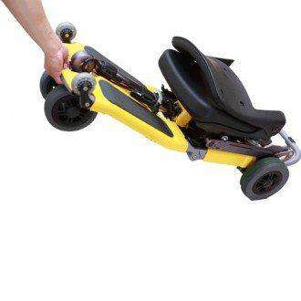 Luggie Standard Folding Travel Scooter Yellow Open Box - FR168-4IT