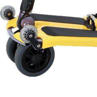 Luggie Standard Folding Travel Scooter Yellow Open Box - FR168-4IT