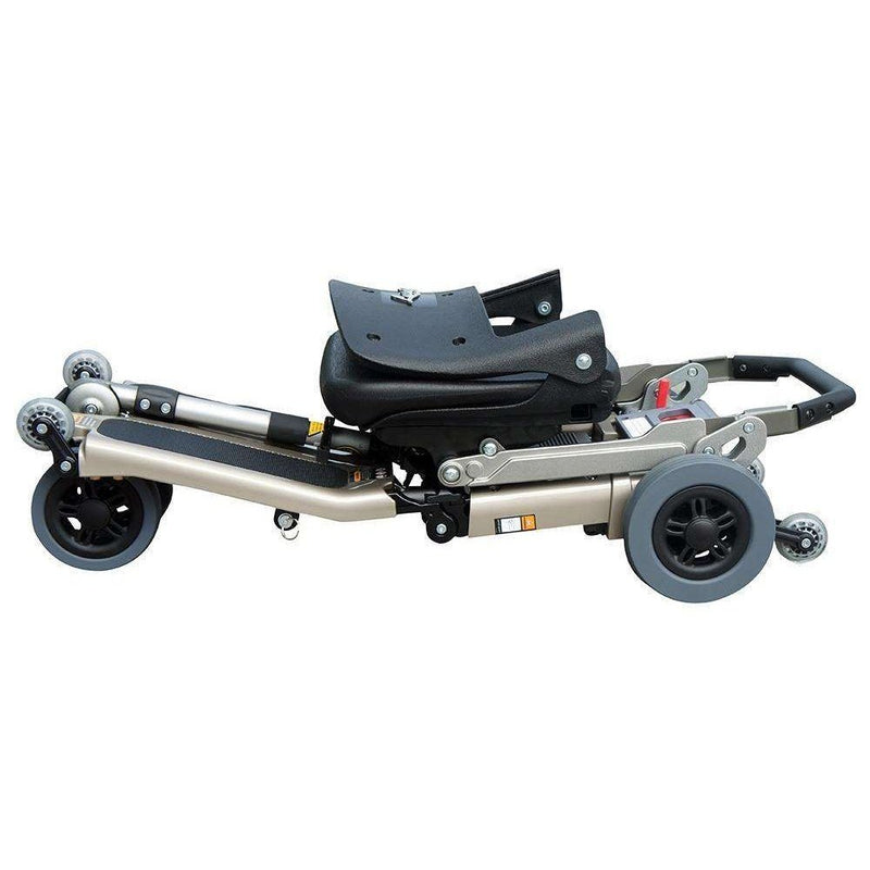 Luggie Standard Folding Travel Scooter Champagne Open Box - FR168-4ITS