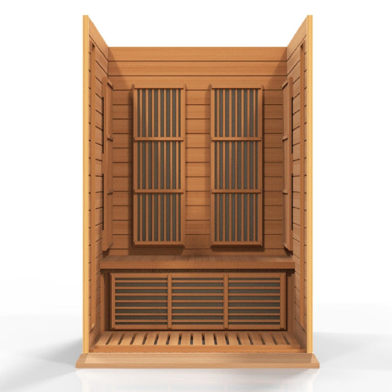 Maxxus 2-Person Low EMF Under 8MG FAR Infrared Sauna Canadian Red Cedar