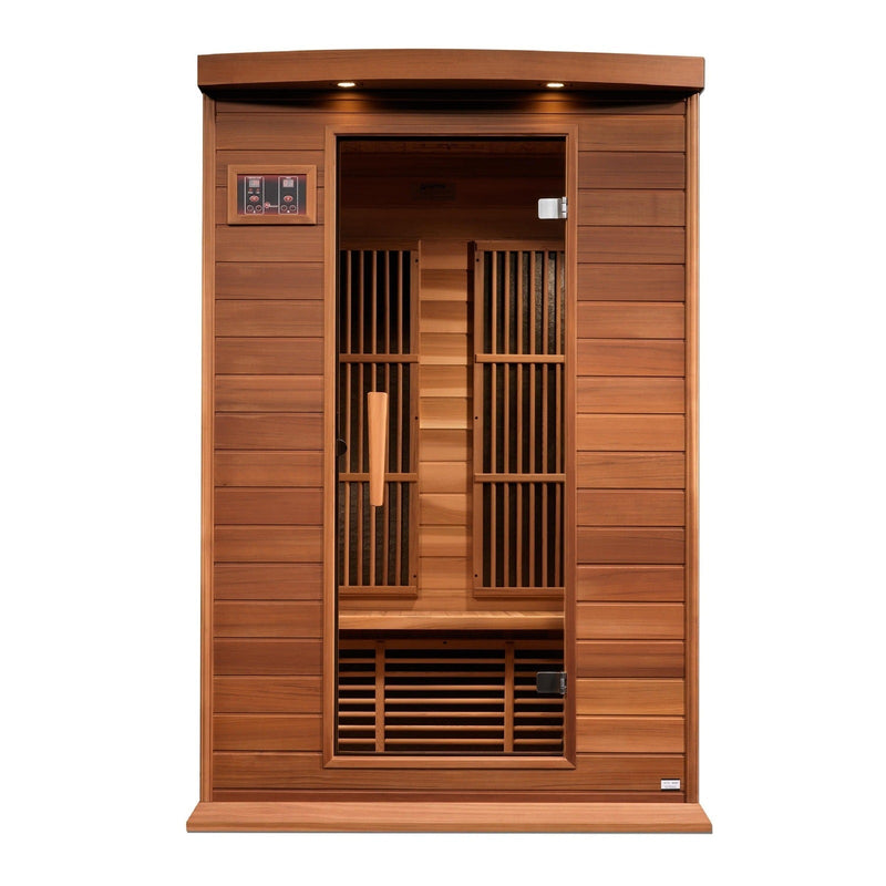 Maxxus 2-Person Near Zero EMF Under 2MG FAR Infrared Sauna Canadian Red Cedar