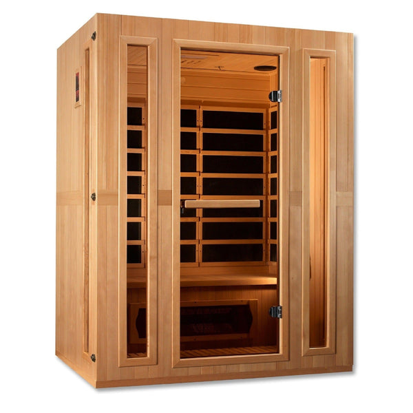 Maxxus Trinity 3-Person Low EMF Under 8MG FAR Infrared Sauna Canadian Hemlock