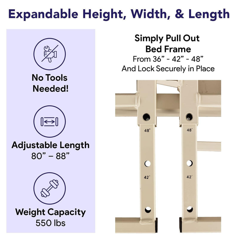 Medacure Ultra Wide Adjustable Electric Hospital Bed