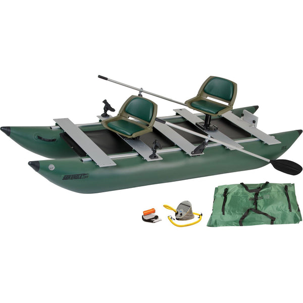 Sea Eagle FoldCat Deluxe Inflatable Fishing Boat Package