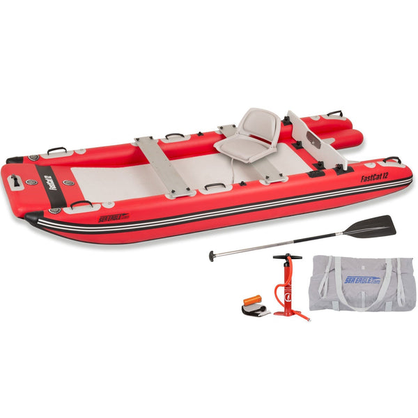 Sea Eagle FastCat12 Deluxe Inflatable Cataraft Package