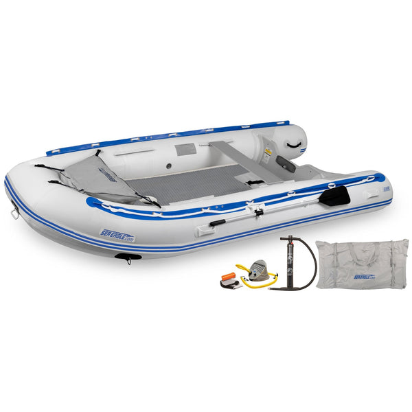 Sea Eagle 12'6 Sport Runabout Drop Stitch Inflatable Raft Deluxe Package