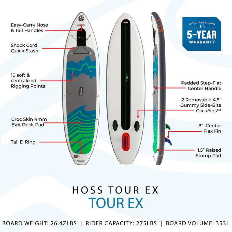 Hala Hoss Tour EX Inflatable Stand-Up Paddle Board SUP