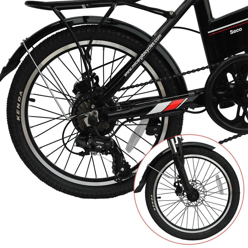 Performer Micargi SECO 36V 20" 7 Speed Aluminium Commuter Folding Electric Bike