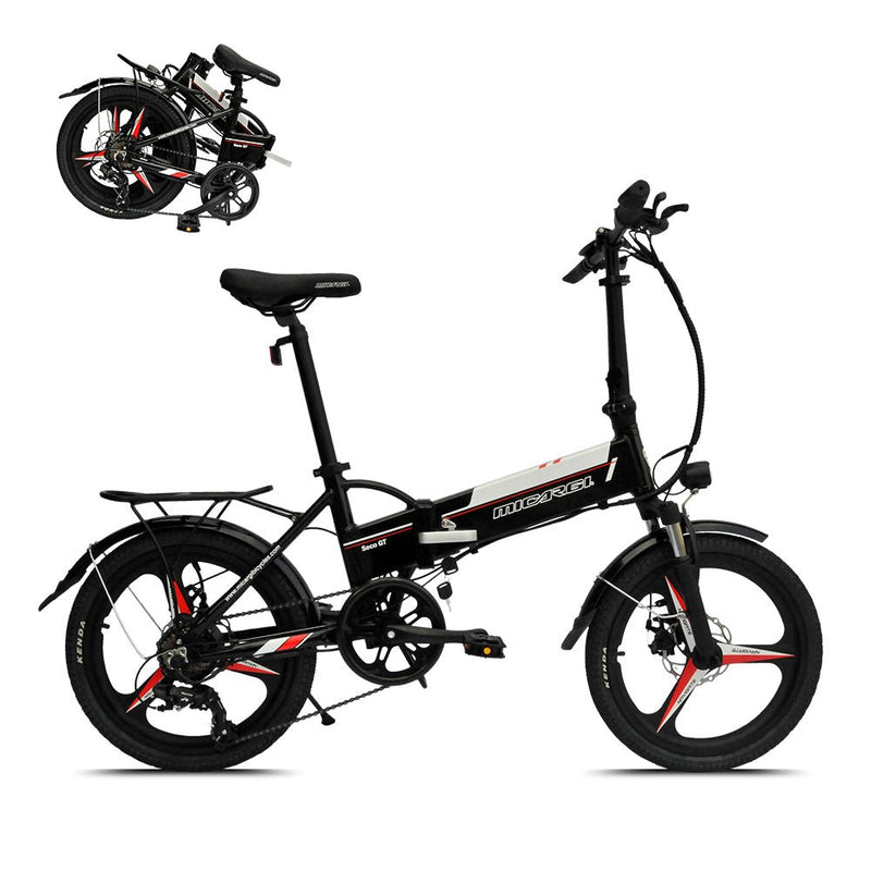 Performer Micargi SECO GT 36V 20" 7 Speed Aluminium Commuter Folding Electric Bike