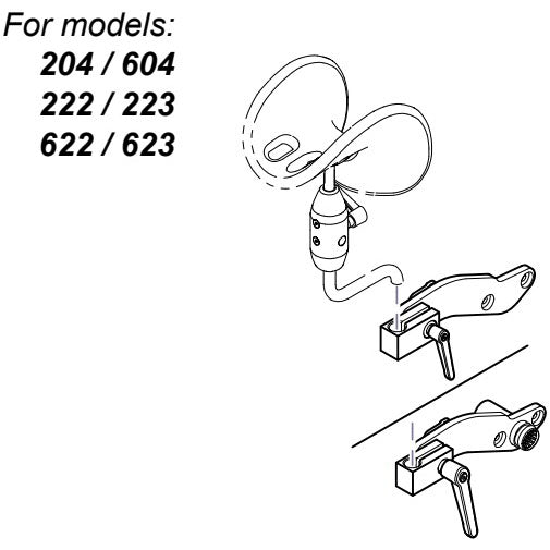 Midmark Articulating Knee Crutch Kit with Accessory Receiver - MMK-9A411004