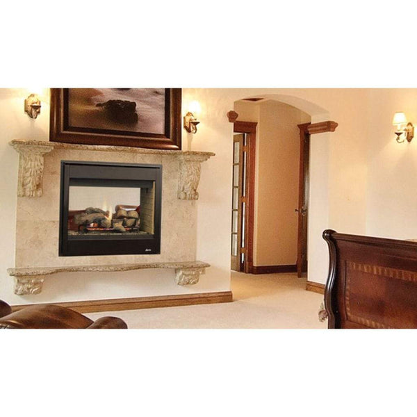 Superior 40" BRT40ST Traditional B-Vent See-Through Gas Fireplace - BRT40STTMN - Backyard Provider