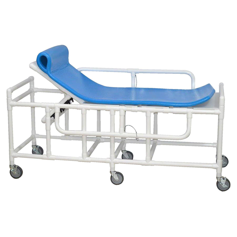 MJM High Density Polyethylene Bed Surface Shower Gurney 911-HDPE