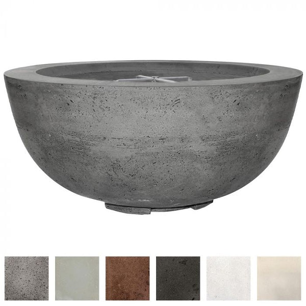 Prism Hardscapes 39" Moderno 8 Fire Bowl with Free Cover - Ph-440-4ng_7b15