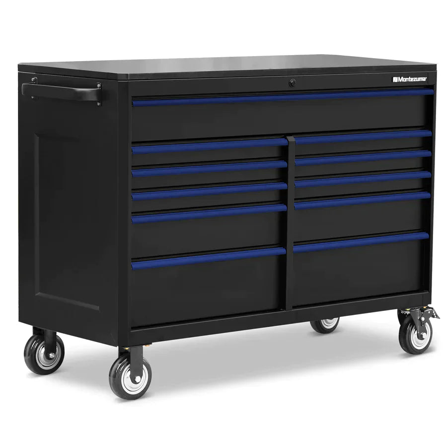 Montezuma 56" x 24" 11-Drawer Tool Cabinet BKM562411TC - Backyard Provider