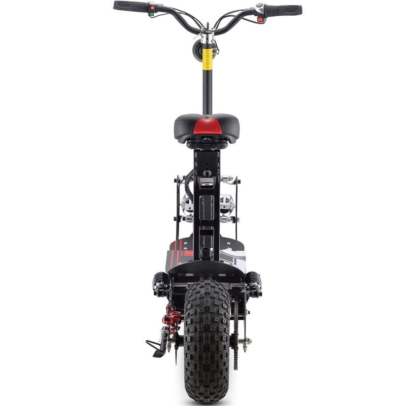 Performer MotoTec Vulcan 1600W 48V Fat Tire Suspension Folding Seated Electric Scooter