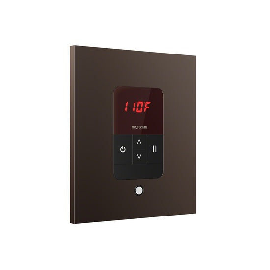 Mr Steam Itempo Square Steam Shower Control in Oil Rubbed Bronze - MSITEMPOSQ-ORB