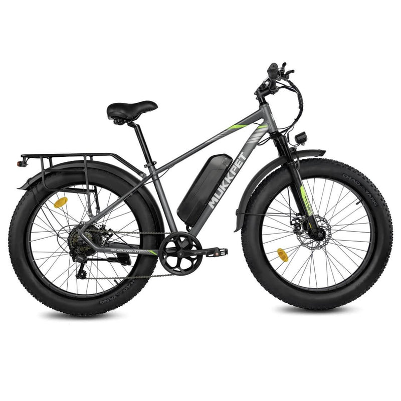 Performer 2024 Mukkpet SUBURBAN 750W 48V 15Ah Fat Tire Electric Mountain Bike SUB-2603