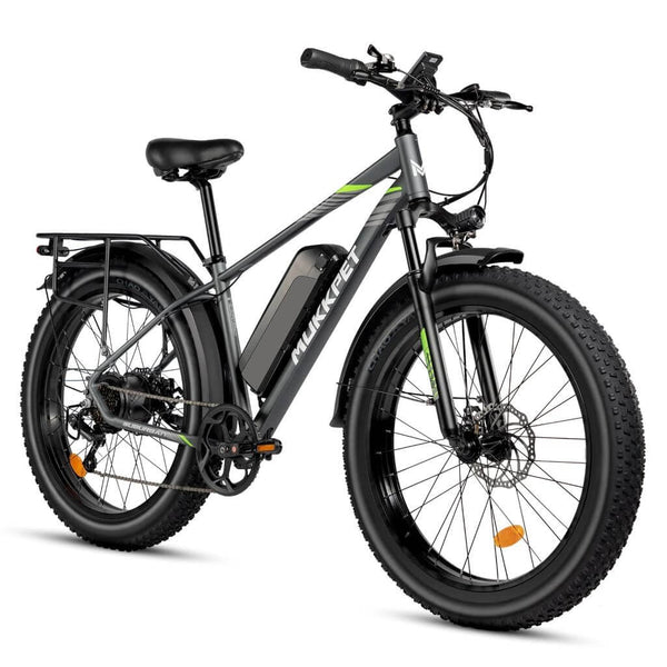 Performer 2024 Mukkpet SUBURBAN 750W 48V 15Ah Fat Tire Electric Mountain Bike SUB-2603