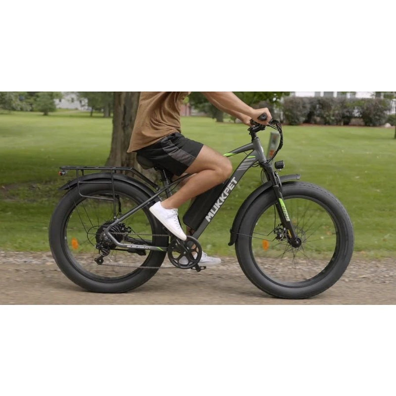 Performer 2024 Mukkpet SUBURBAN 750W 48V 15Ah Fat Tire Electric Mountain Bike SUB-2603