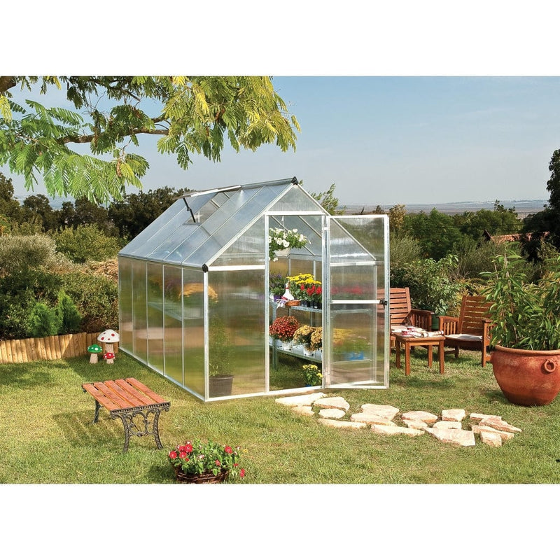 Palram - Mythos 6' x 10' Greenhouse - Silver - HG5010