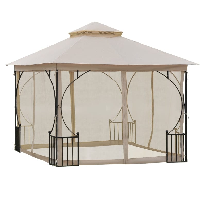 Outsunny 10' x 10' Outdoor Gazebo Canopy - 84C-005V01