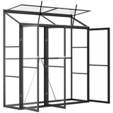 Outsunny 6' x 2' Aluminum Greenhouse, Polystyrene Walk-in Garden Greenhouse - 845-524