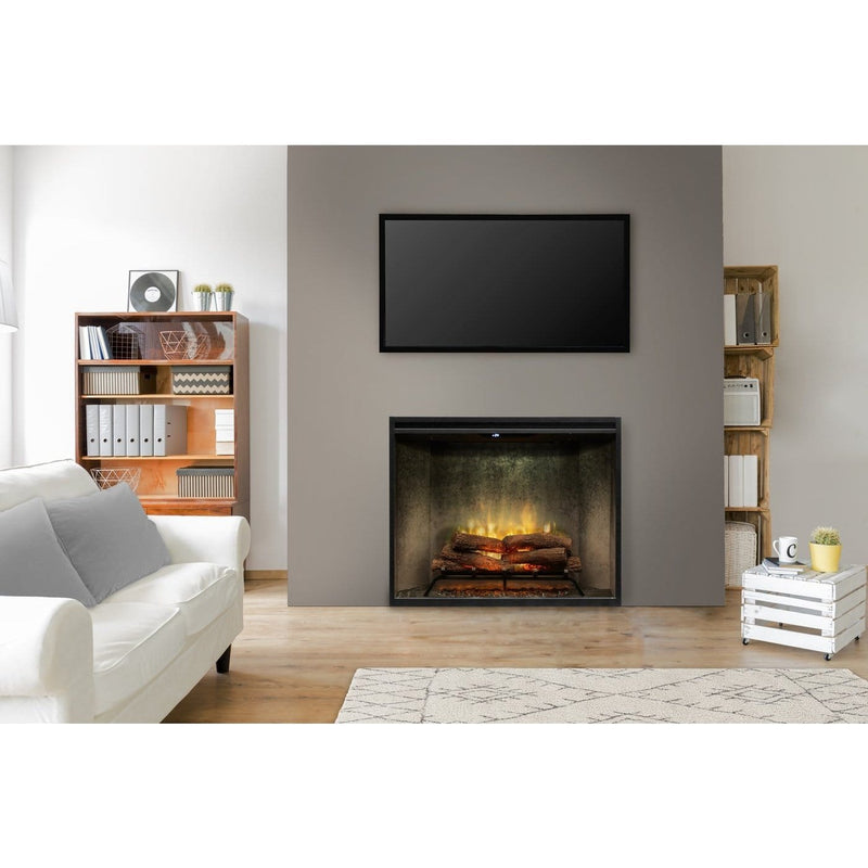 Dimplex 36 Revillusion Portrait Built-In Electric Insert Weathered Concrete X-RBF36PWC