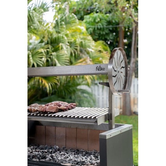 Nuke Puma Outdoor Charcoal and Wood-Fired Grill Black Gaucho - PUMA02